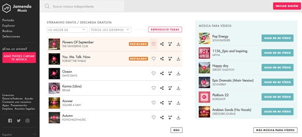 5 plataformas de música, además de Spotify y Apple Music 5 En Jamendo puedes descargar gratuitamente la música