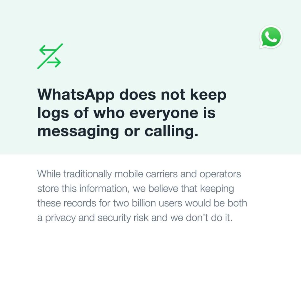 WhatsApp responde: “No podemos ver tus mensajes, tampoco Facebook” 2 WhatsApp Facebook