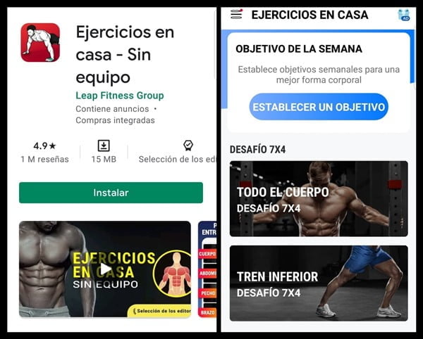5 apps para relajarte 2 Aplicación para hacer ejercicio en casa