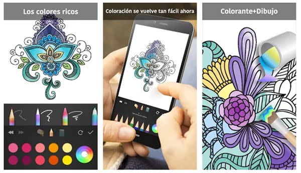 5 apps para relajarte 5 Mandala Coloring Book es ideal para relajarte