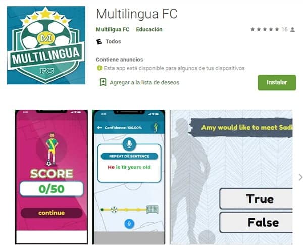 Descubre la app que te enseña idiomas a través del futbol 2 Descubre la app que te ensena idiomas a traves del futbol