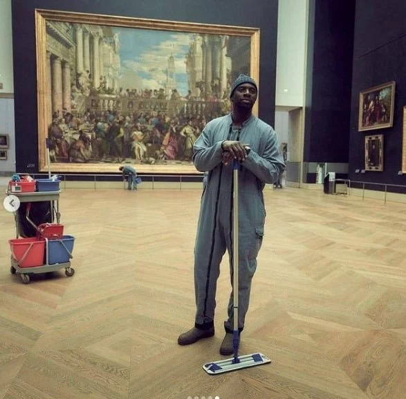 Museo de Louvre, en París. Foto Instagram @lupinnetflixtv