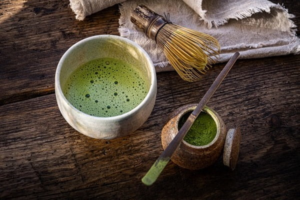 El match es la variedad más pura del té verde. Foto Mirko Stodter en Pixabay