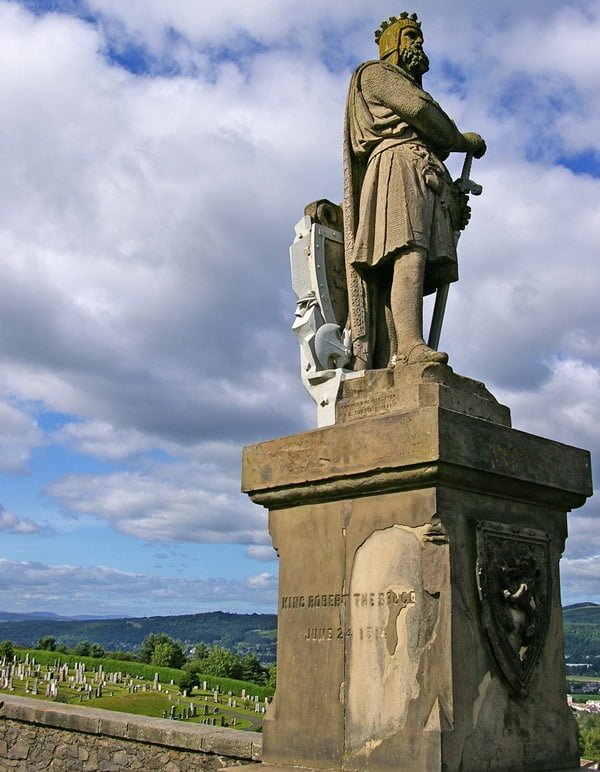 Estatua al rey Robert The Bruce. Foto Instagram @palomamoraguerrerophotography