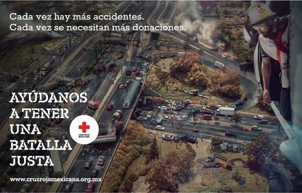 La nueva campana de la Cruz Roja Mexicana busca crear concencia y sensibilizar. Foto Cortesia